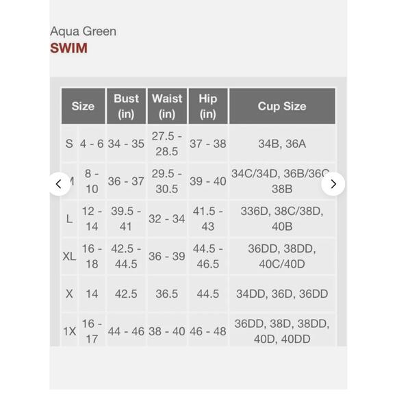 Aqua Green Black Floral One Piece S NWT - Picture 4 of 7